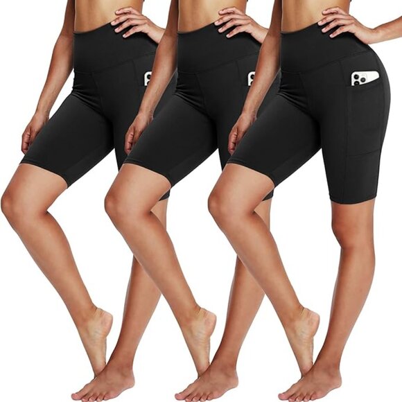 3 Pack Biker Shorts for Women – 8